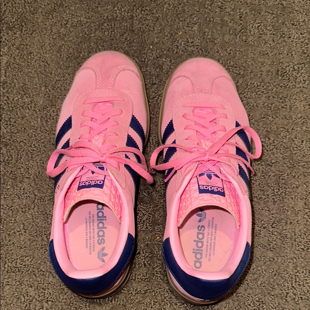 Adidas Pink and Blue Sneakers